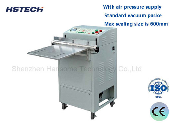 Giá tốt. Cảnh báo Hệ thống tự phát hiện tự động với nguồn cung cấp áp suất không khí Máy đóng gói chân không bên ngoài trực tuyến