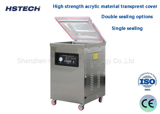 Giá tốt. Thép không gỉ Chamer vật liệu Acrylic cường độ cao Tấm bọc nắp Khối lớn Máy đóng gói chân không trực tuyến