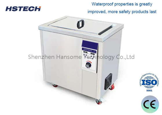 Giá tốt. Máy làm sạch siêu âm bằng thép không gỉ điều khiển LCD kỹ thuật số cho thiết bị làm sạch SMT trực tuyến