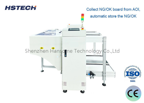 Giá tốt. Bộ sưu tập tạp chí Thiết bị xử lý PCB với nút điều khiển PCB NG / OK Unloader trực tuyến