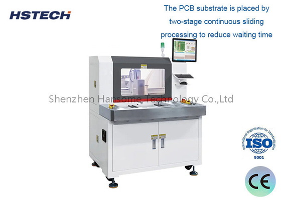 Giá tốt. Máy định tuyến PCB với bộ thu bụi và hệ thống cắt tích hợp trực tuyến