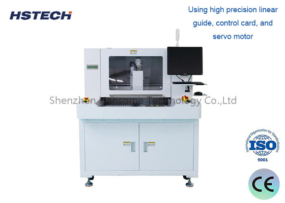 Giá tốt. 4 trục điều khiển chuyển động máy định tuyến PCBA Offline với nền tảng kép trục X / Y 1000mm / S trực tuyến