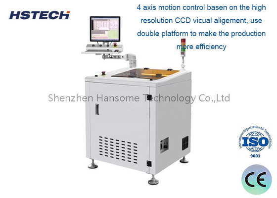 Giá tốt. Bộ xử lý trượt liên tục hai giai đoạn 4 Máy định tuyến PCB nền tảng kép ngoại tuyến Aixs trực tuyến