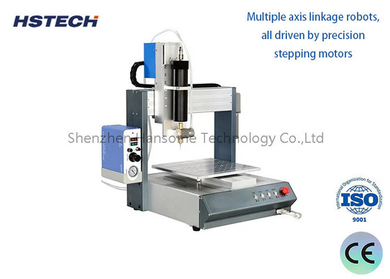 Giá tốt. Benchtop Robot hàn tự động với đầu hàn kép cho chế biến sắt / thiếc trực tuyến