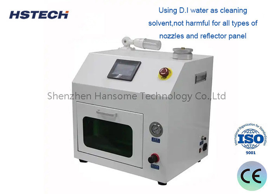 Giá tốt. Thiết bị làm sạch màn hình cảm ứng PLC SMT HS-800 với máy phun áp suất cao và điện xung trực tuyến