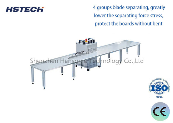 Giá tốt. Hiệu suất hàng đầu 4 Nhóm Blade LED Hard Strip PCB Depaneling Equipment trực tuyến