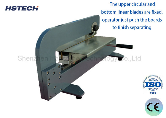 Giá tốt. Tốc độ cao thép tay đẩy PCB bộ tách PCB thiết bị depaneling với vòng xoay Amp Blades tuyến tính trực tuyến