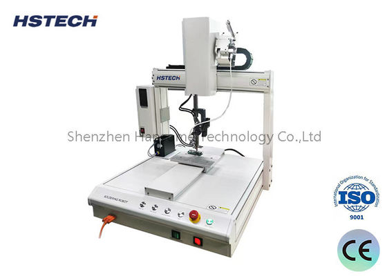 Robot hàn máy tính để bàn tự động với Máy lọc khói để làm sạch không khí