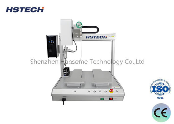 Giá tốt. Tự động 5 trục bàn kép Máy hàn robot Ứng dạy có thể lập trình cho lắp ráp PCB Trực tuyến