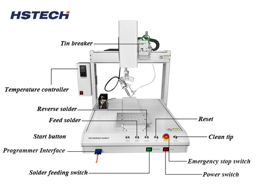 Giá tốt. PCB hàn điểm trạm duy nhất với thanh lọc khói và kéo dài thời gian hàn sắt trực tuyến
