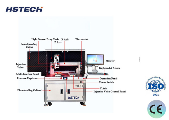 Giá tốt. Máy phân phối keo bàn đôi tự động định vị CCD cho loa trực tuyến