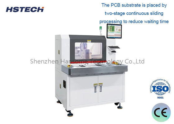 Máy bộ định tuyến PCBA nền tảng kép độ chính xác cao cho dây chuyền lắp ráp bảng PCB