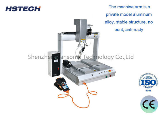 Máy hàn bàn 4 trục với hướng dẫn tuyến tính Hiwin và chức năng làm sạch tự động