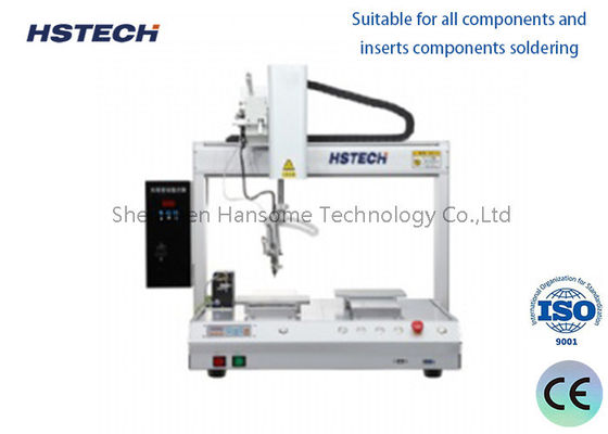 Benchtop Robot hàn tự động với đầu hàn kép cho chế biến sắt / thiếc