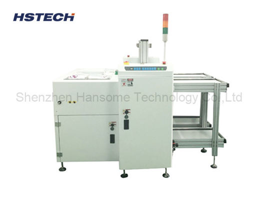 Giá tốt. PCL và màn hình cảm ứng điều khiển PCB unloader với SMEMA truyền thông tín hiệu và mỗi giữ 2 tạp chí cho SMT dây chuyền sản xuất trực tuyến