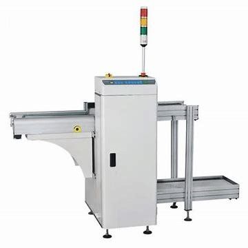 Giá tốt. Dải phẳng 90 độ PCB Unloader Thiết bị màn hình cảm ứng 6bar trực tuyến